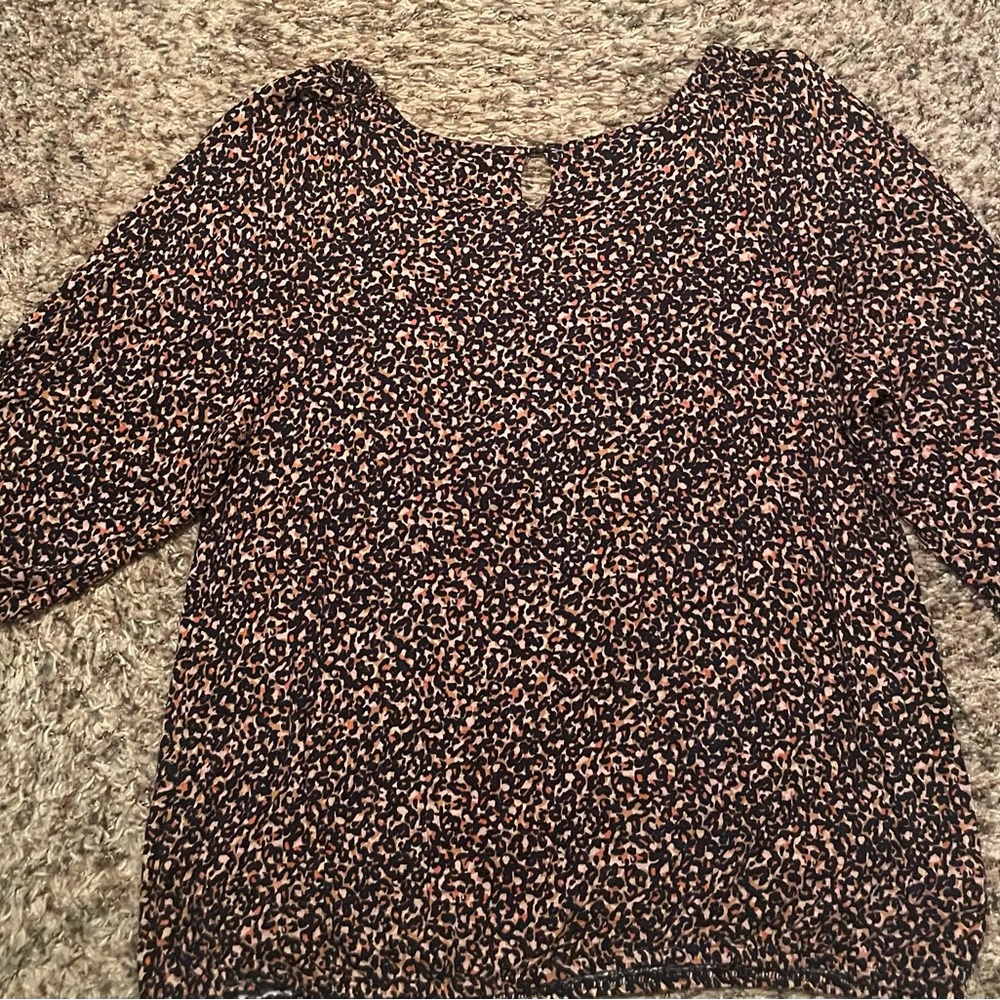 Loft Cheetah Blouse